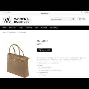 Women in Business Laptop Bag